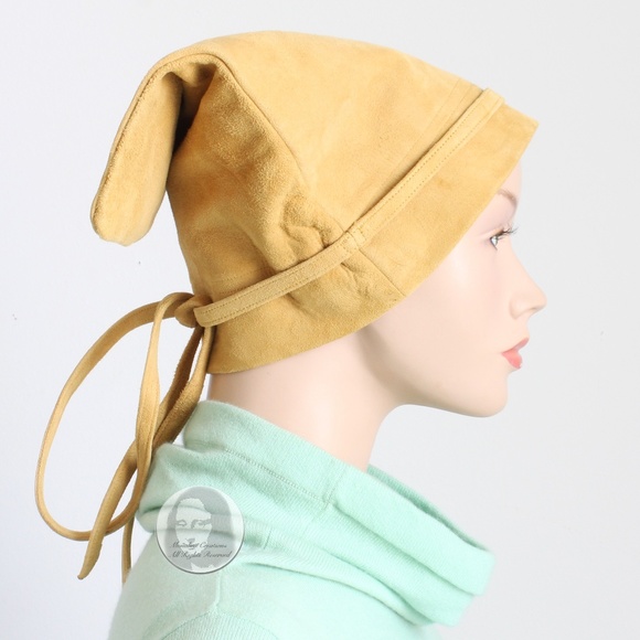 Bonnie Cashin for Sills Bag Hat Suede Leather Accessory Rare Vintage 60s Mod OS